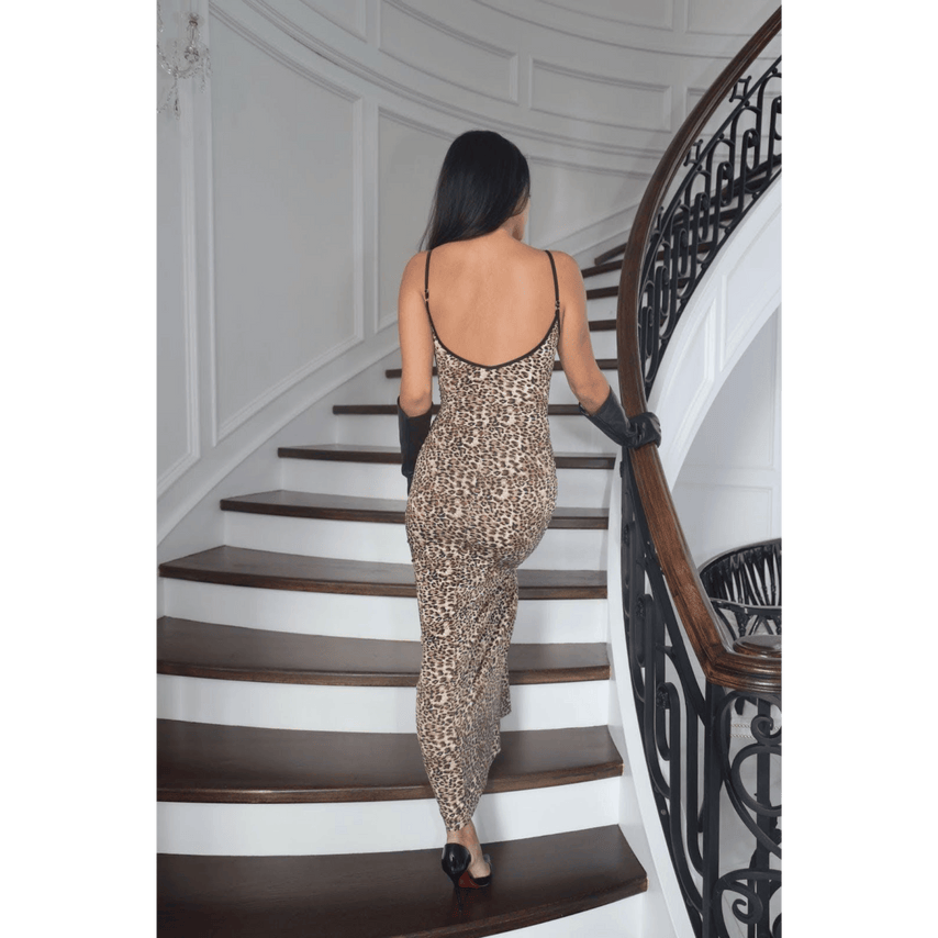 Feline Maxi Dress