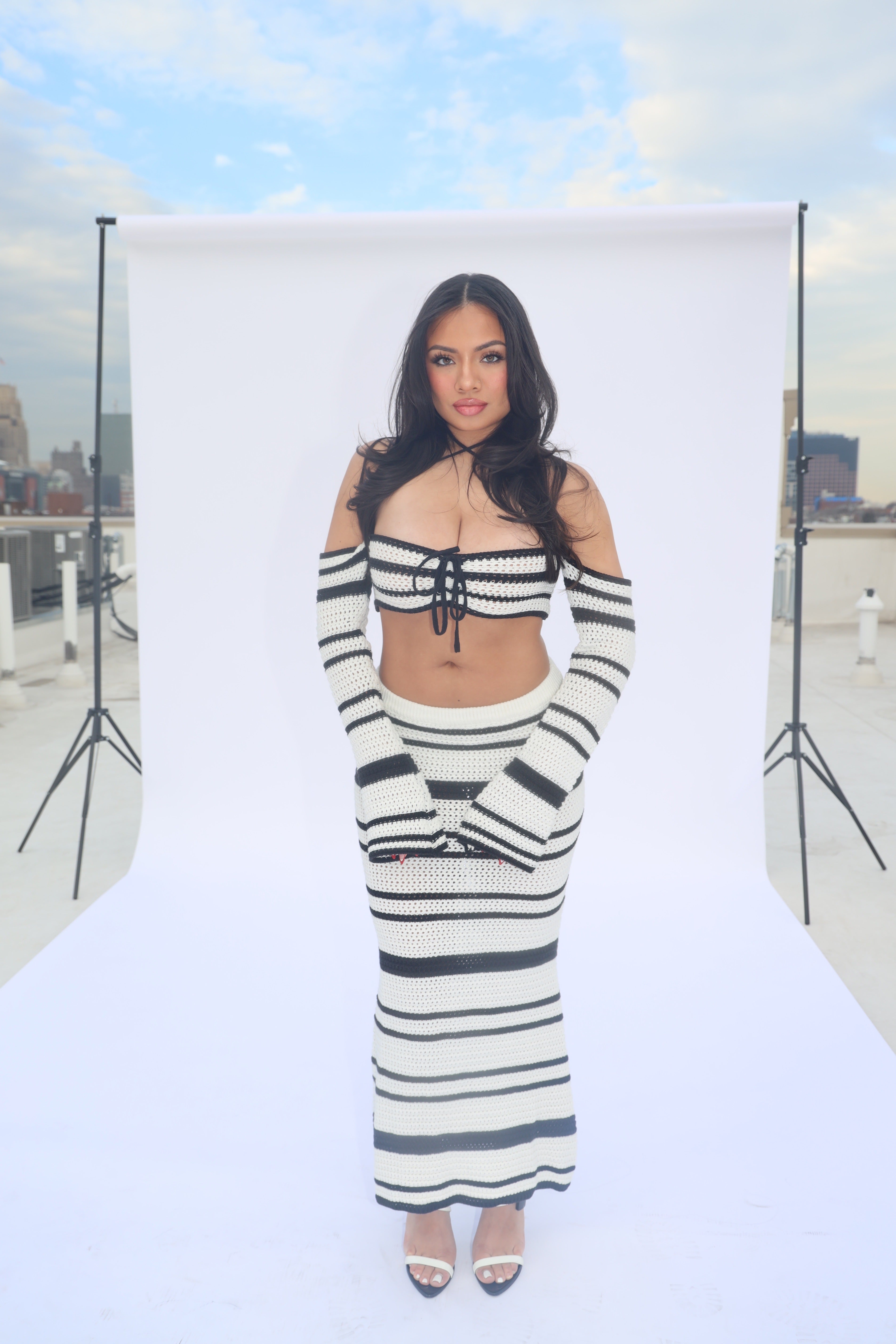 Mya Crochet Skirt Set